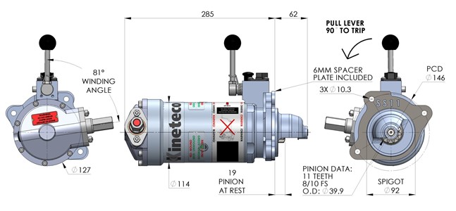 FSS11-1M spring starter